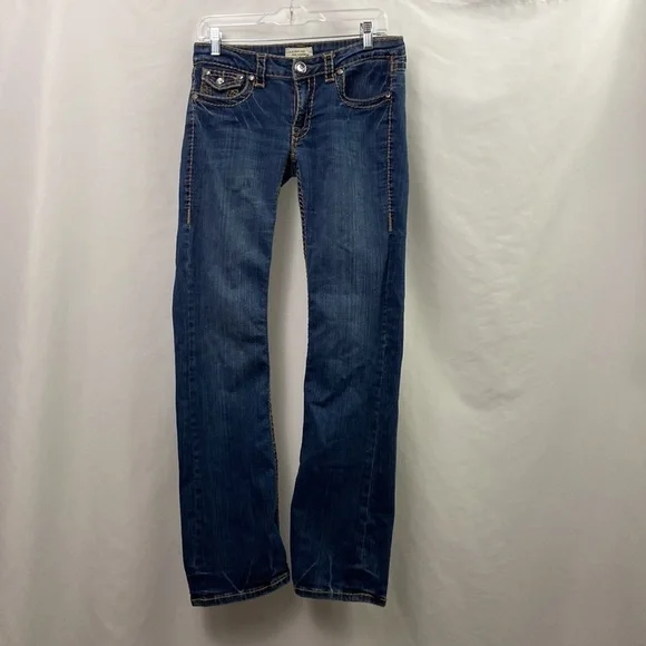LA Idol USA New Fashion Size 9 Denim Blue Jeans - Picture 1 of 14